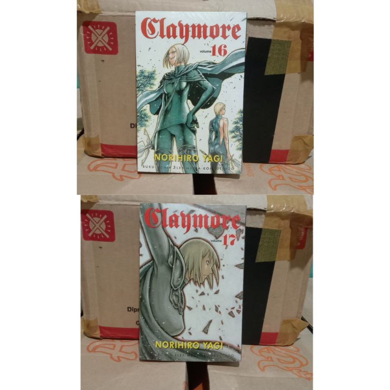 Komik claymore 16,17 cabutan / komik claymore 16 segel / komik claymore vol 17 segel
