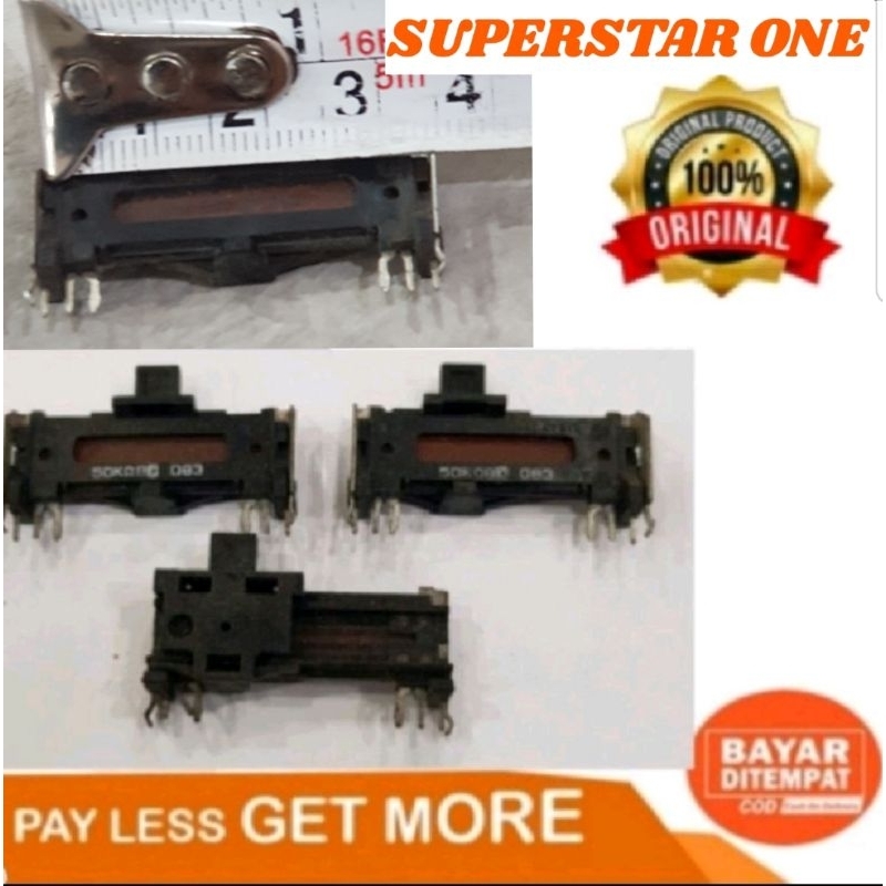 potensio geser 100k potensio gepeng 100k potensio equaliser volume 100k