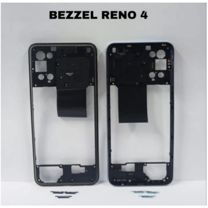 Bezel Tulang Tengah Bezel Tutup Mesin Oppo Reno 4 4G