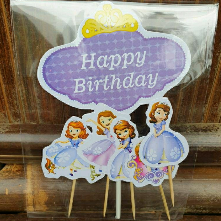 

Cake Topper Putri Sofia Hiasan Kue Ulang Tahun Princess Sofia
