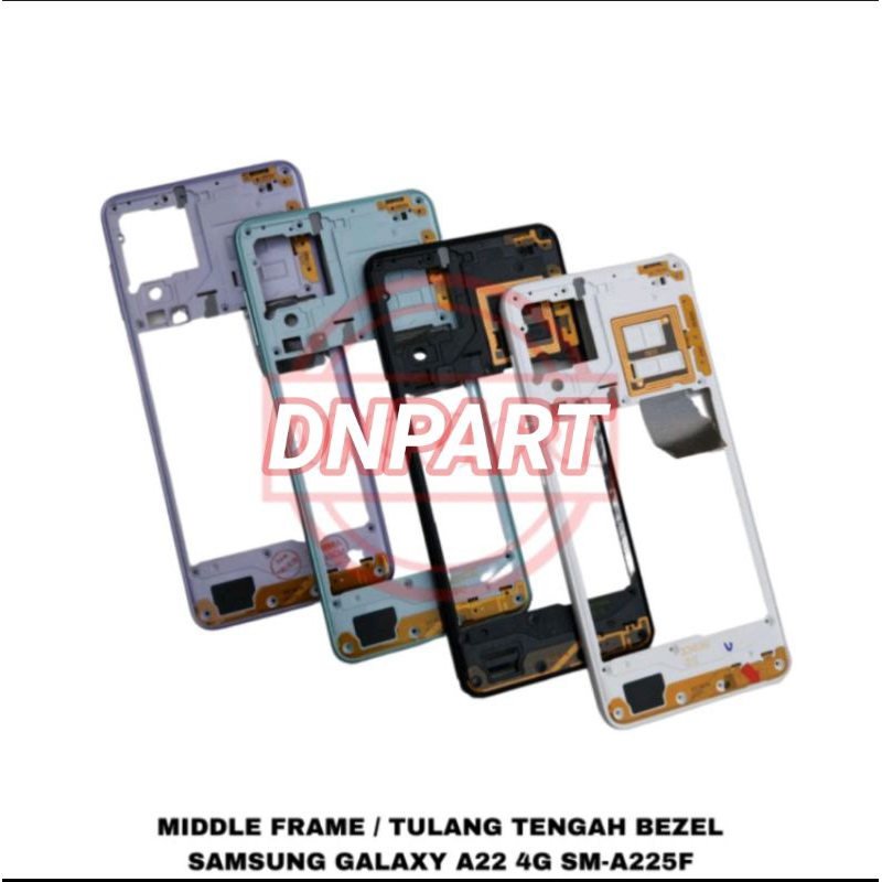 Bazel tulang samping tutup mesin Samsung A22 4G original
