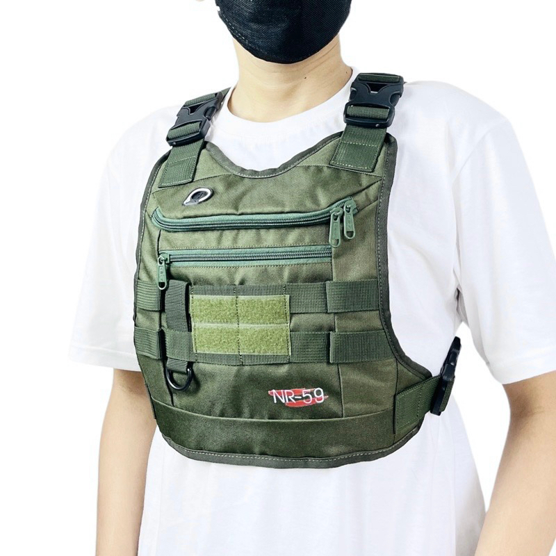 CHEST RIG BAG ORIGINAL NR-59 / TAS DADA PRIA ORIGINAL NR-59 V09 GREEN