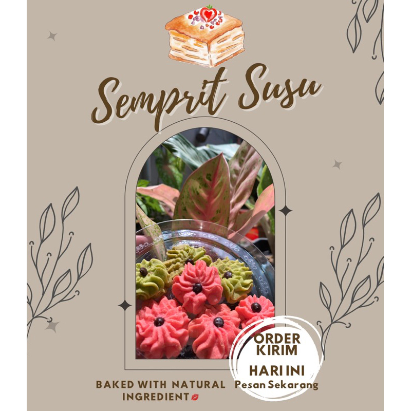 

Kue Semprit Susu 300 gr Kue Lebaran