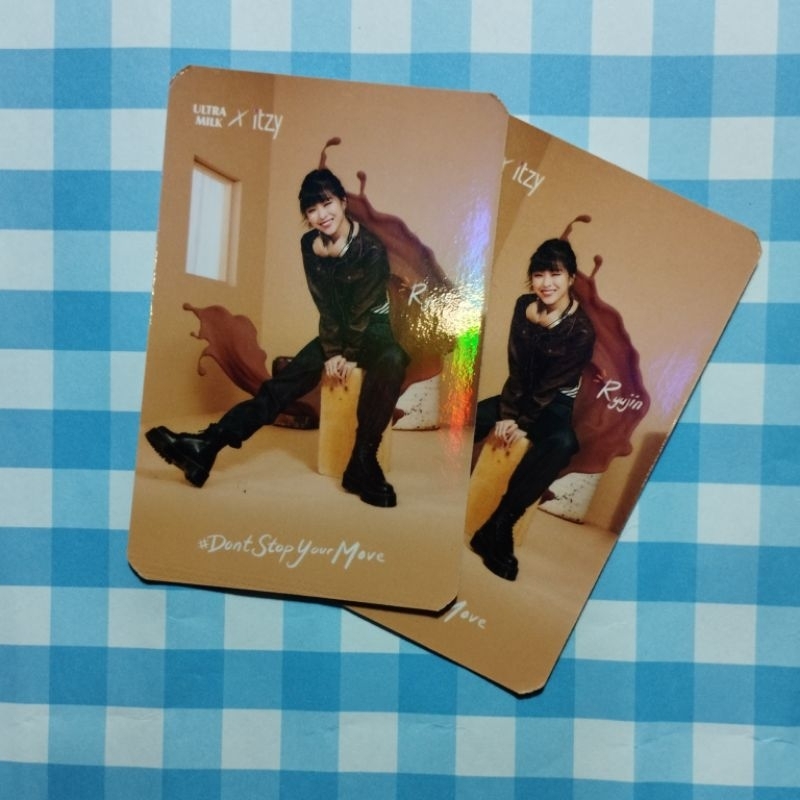 [Ready] ITZY X ULTRA MILK PHOTOCARD RYUJIN PHOTOCARD