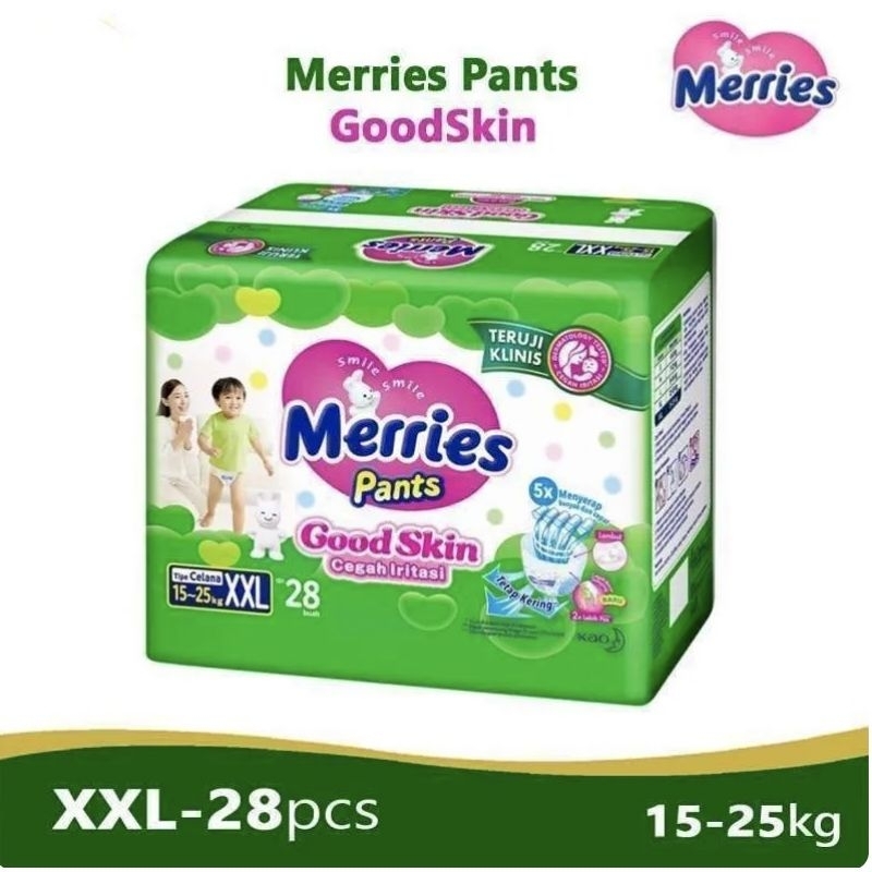 merries pant xxl 28 / pempers merries xxl 28