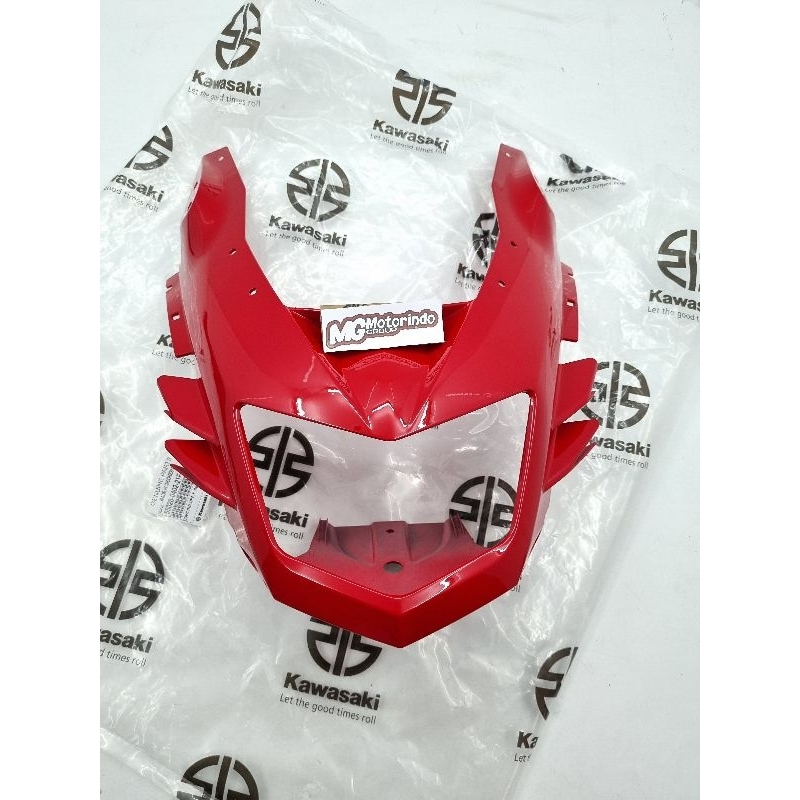0Batok kepala ninja rr new cover lampu batok fairing fering lampu depan ninja rr merah