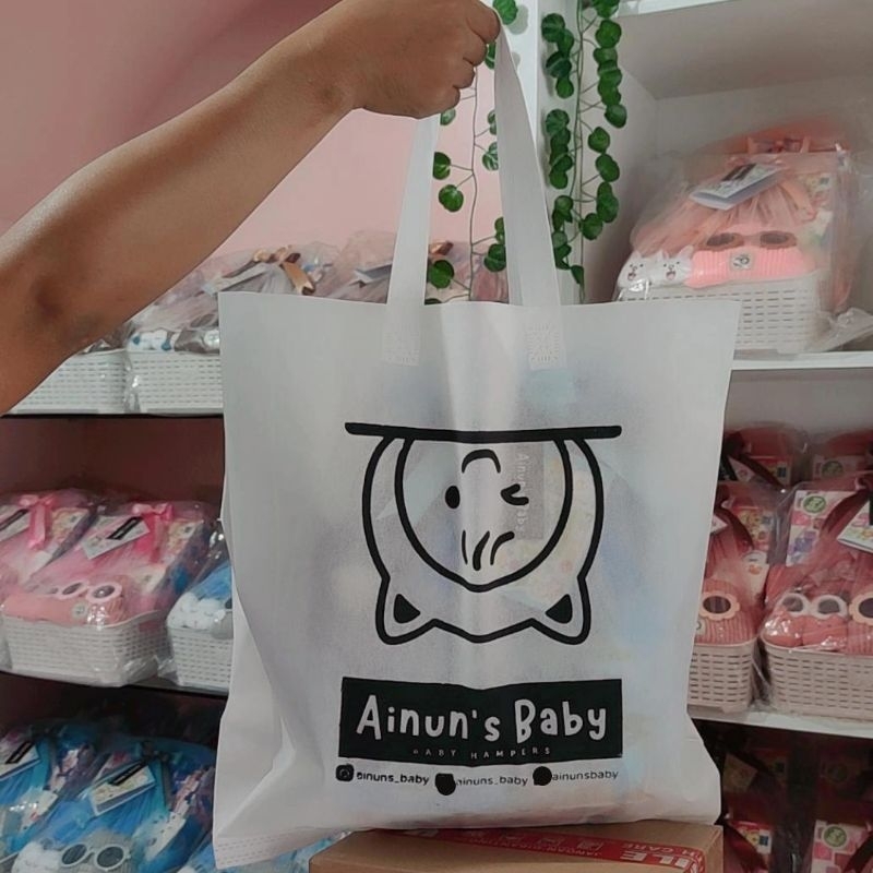 ainunsbaby PAPER BAG/ SPOUNDBOND BAG TAS BAWA HAMPERS