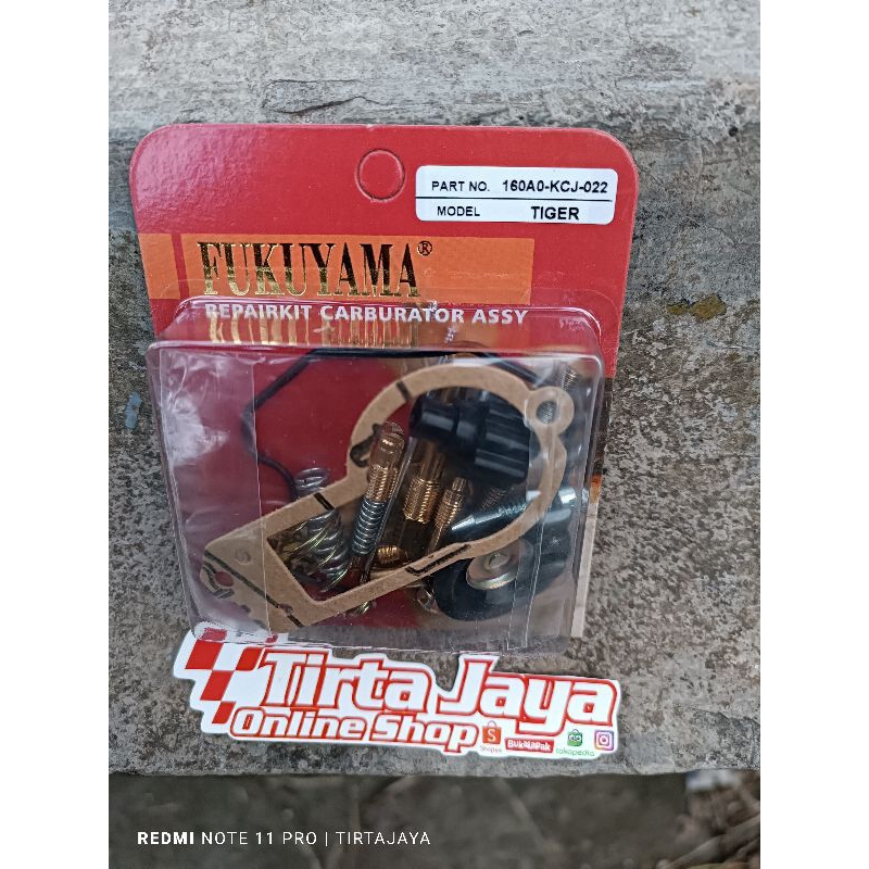 repairkit karbu carburator honda tiger lama lawas revo merk fukuyama made in thailand