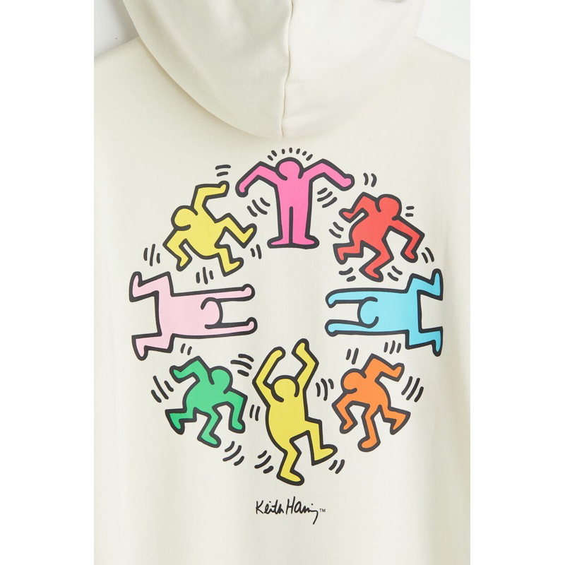 COD 12.12 Hoodie H&amp;M Keith Haring Dance Sweater HnM Pria Wanita