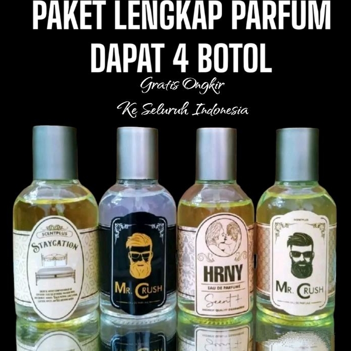 PROMO BELI 1 DAPAT 4 PCS PARFUM SCENTPLUS PARFUM VIRAL WANGI TAHAN LAMA 30 ML