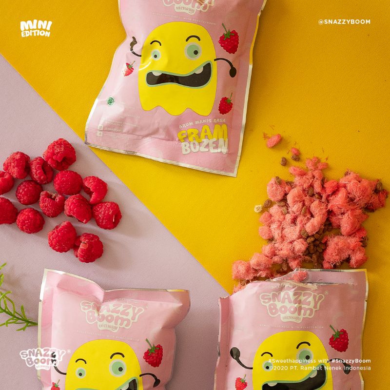 

Snazzy boom mini rambut nenek gulali arum manis snack cemilan