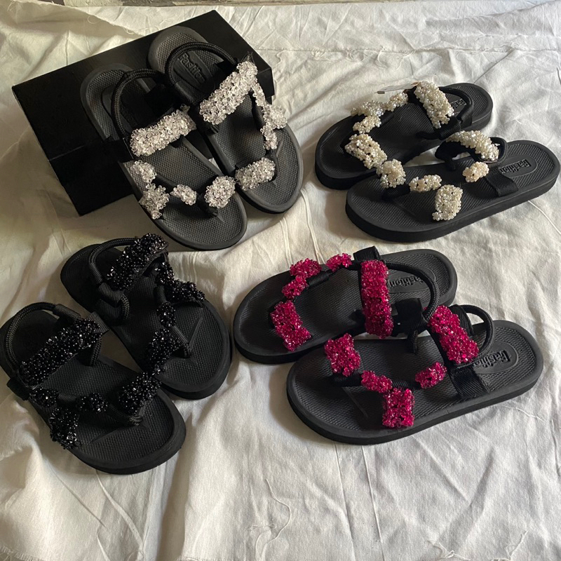 Jiaa Sandals Beads Request Warna