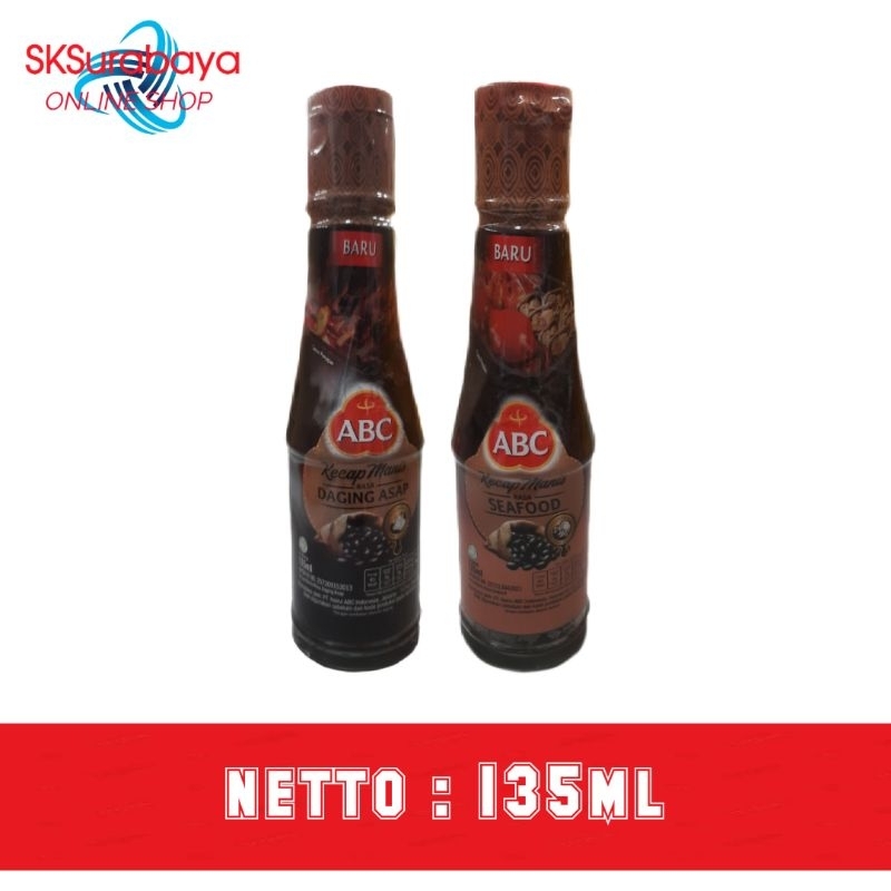 

ABC Kecap Manis rasa Daging Asap dan Seafood 135ml kemasan botol