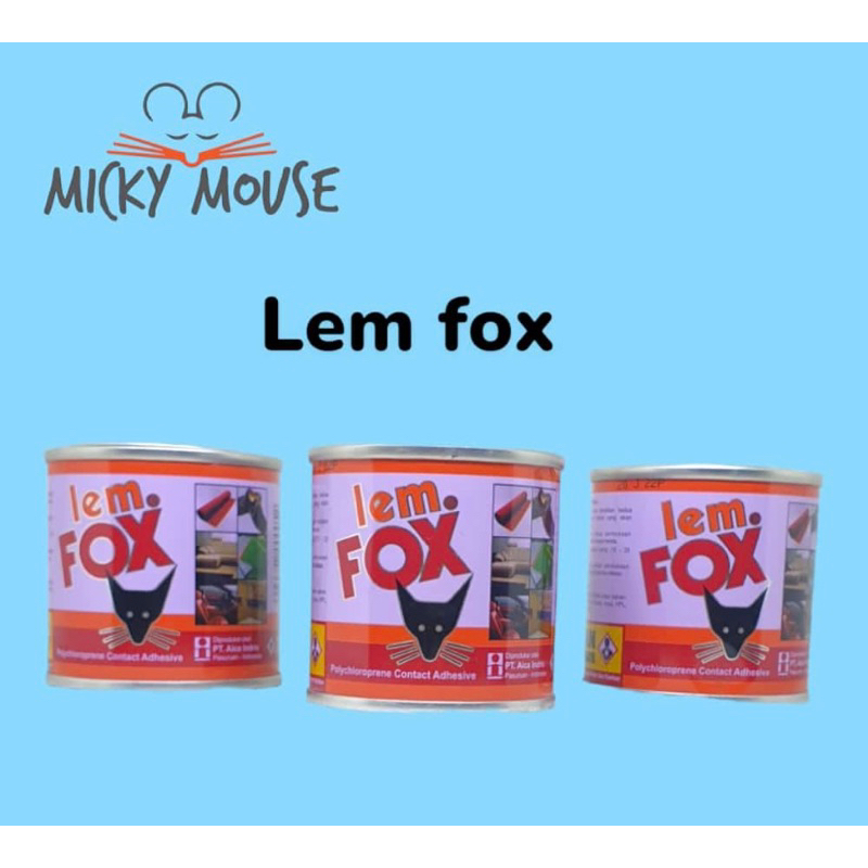 

1 pcs lem Fox kaleng 70 gram