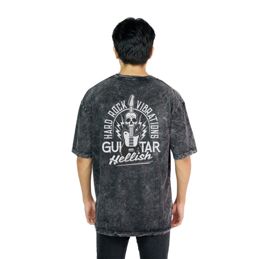 Kaos Oversize Wash Original Endrock Tema Collection Of Rock DTF007