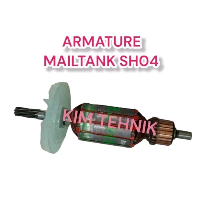 ARMATURE MAILTANK SH 04 ANGKER MESIN ROTARY HAMMER MAILTANK SH04 BOR MAILTANK SH 04