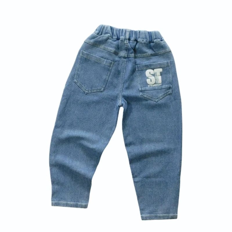 Celana Jeans Anak Laki Laki Import Premium Terbaru Panjang Bahan Strech Usia 5 6 7 8 9 10 11 12 Tahun