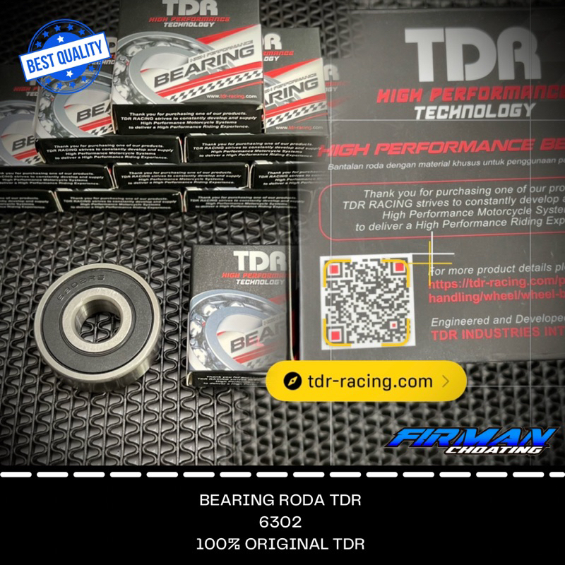 BEARING RODA 6302 ORIGINAL TDR (1pcs)