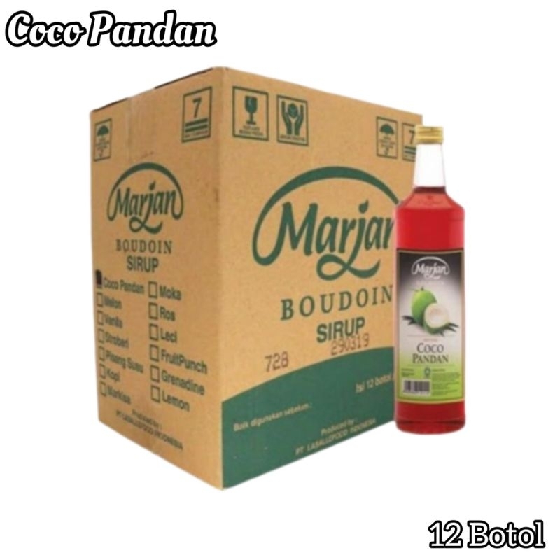 

Marjan Coco Pandan Sekarton 12 Botol Grosir Sirup Ramadhan