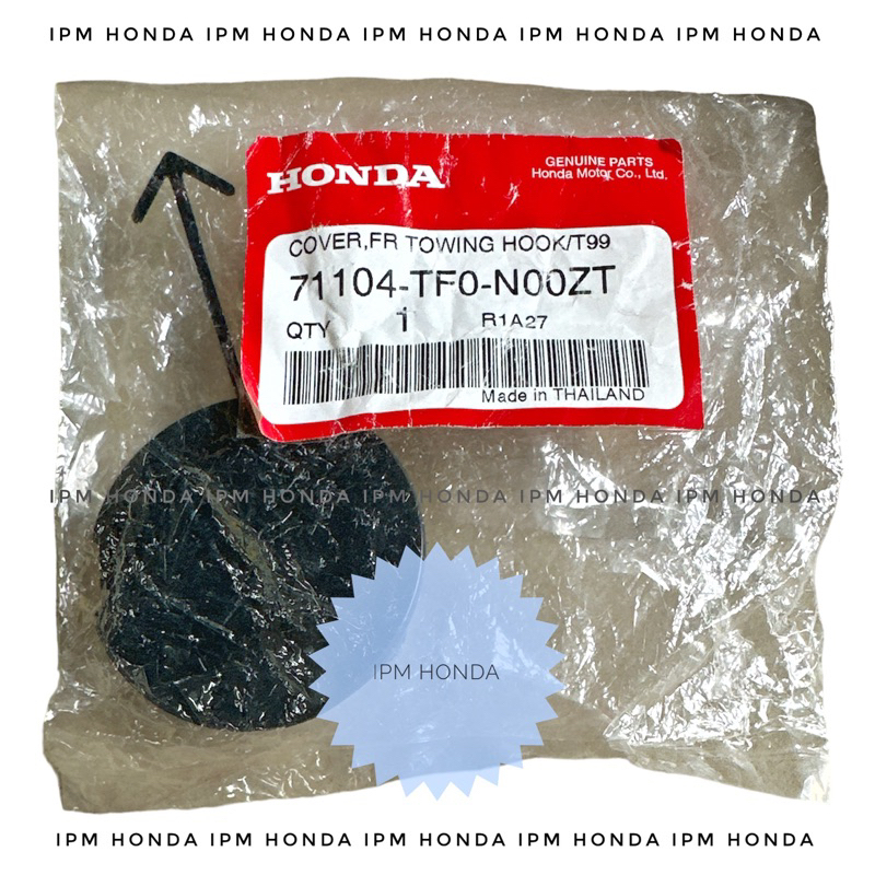 71104 / 71504 TF0 N00ZT Original Cover Tutup Towing Derek Hook Bumper Bemper Depan / Belakang Honda Jazz RS GE8 2012 2013