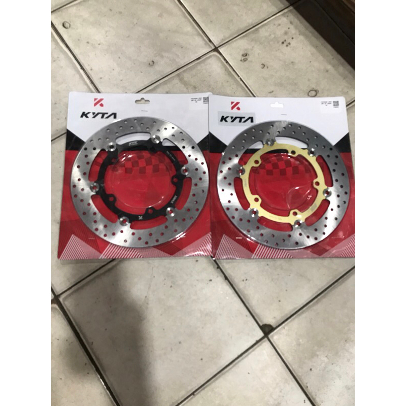 piringan xmax 298 mm ktc kytaco black gold cakram xamax piringan ktc kytaco xmax disc R25 298mm ktc 