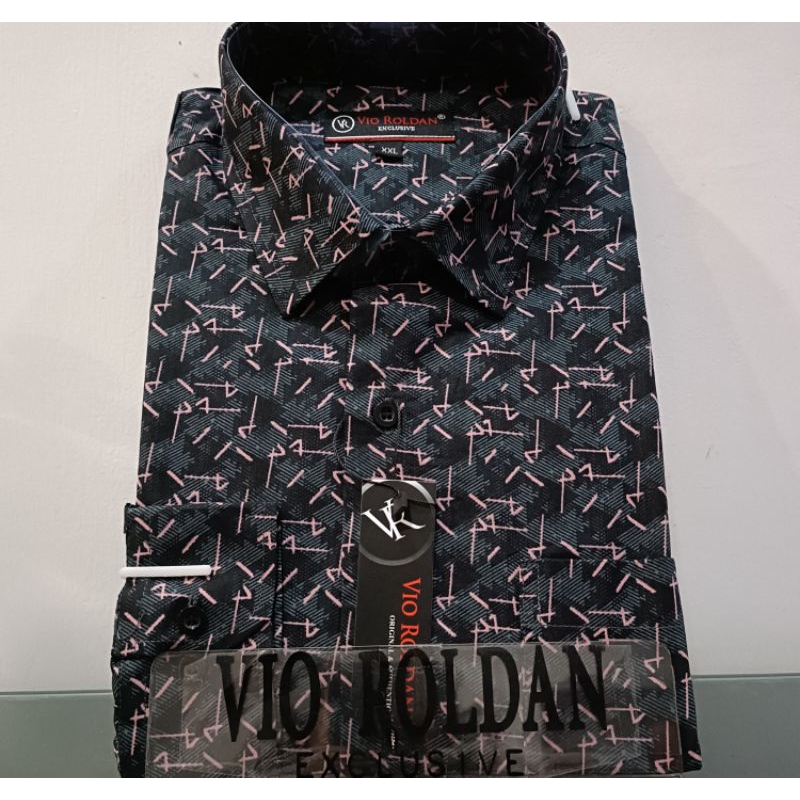 VIO ROLDAN Batik Pria Big Size XXL Reguler Lengan Panjang