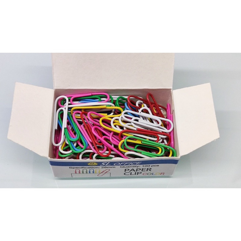 

Paper Clip / Klip Penjepit Kertas Warna SMILE 28 mm
