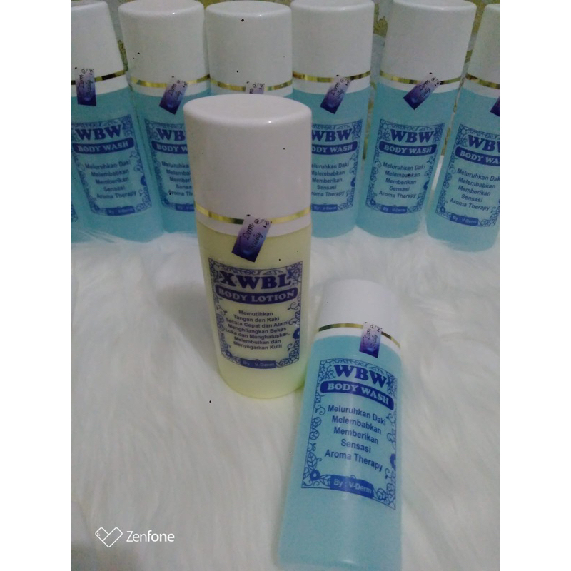 SALFASHOP_ LOTION V DERM PAKET PEMUTIH BADAN DAN SABUN PEMUTIH