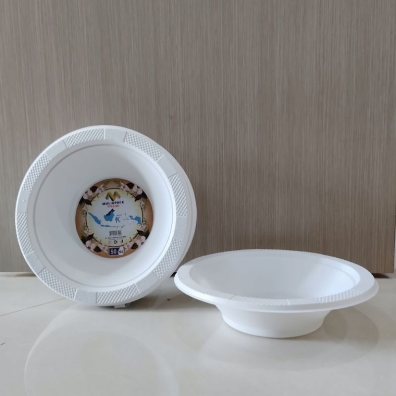 Mangkok Plastik Muliapack-M7/Mangkok Plastik serbaguna/Mangkok kue/