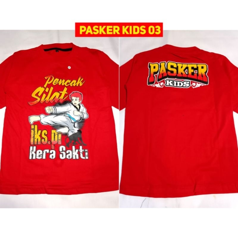 Kaos pasker Kids, kaos anak iks.pi kera sakti