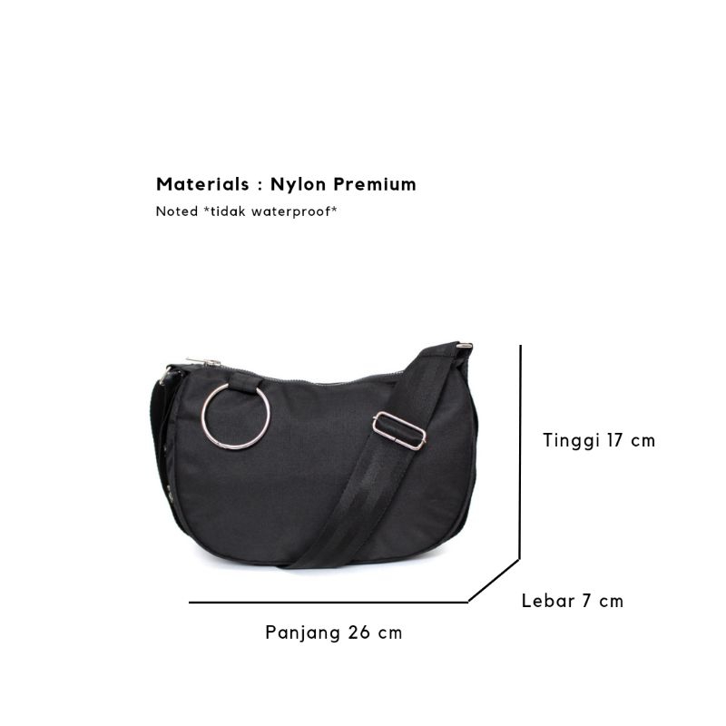 SELUSA Aymoon Slingbag | Tas Selempang Bahu Nylon