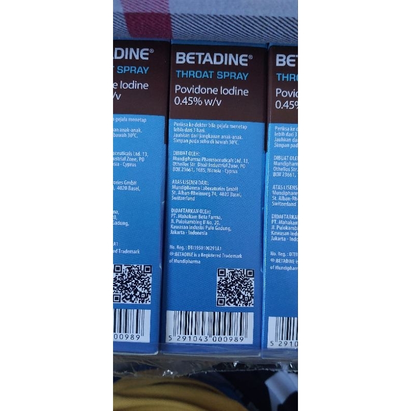Betadine Throat Spray