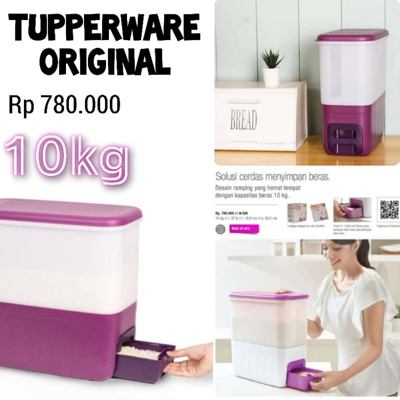 Tupperware Tempat Beras Besar