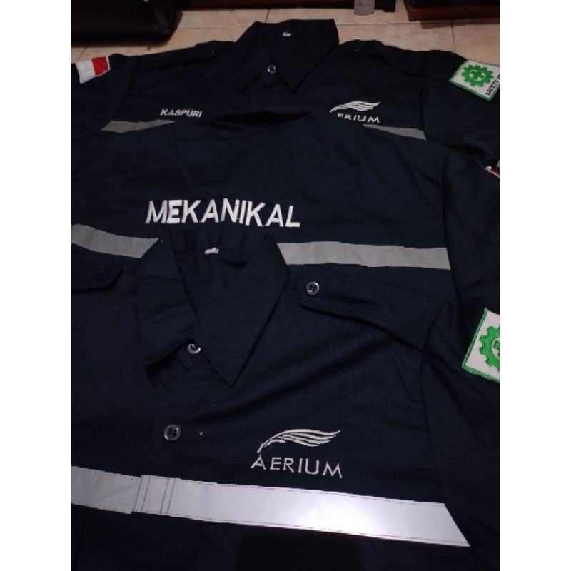 Seragam safety pria Katelpak wearepack safety Free Bordir nama dan Logo Perusahaan