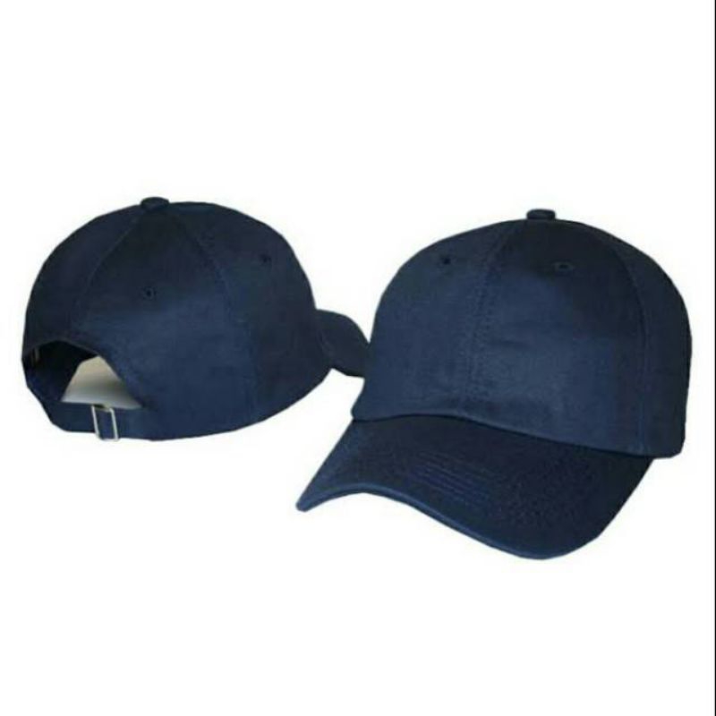 Topi polos besboll Drill polos pria wanita premium quality distro ring besi