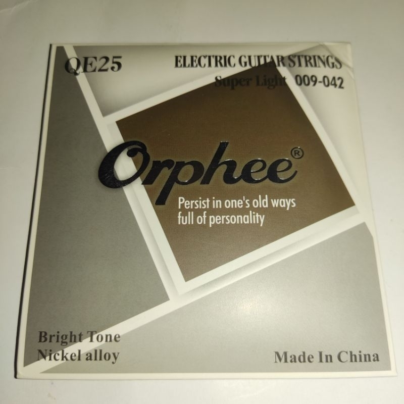 SENAR GITAR ELEKTRIK ORIGINAL ASLI ORPHEE QE25 QE27 & QE29
