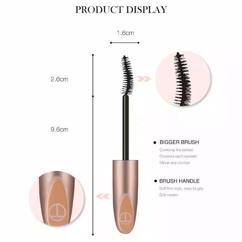 [LANGSUNG KIRIM]ORIGINAL O.TWO.O MASCARA SILK FIBER WATERPROOF - O Two O maskara tahan lama murah - O. two. o bulu mata