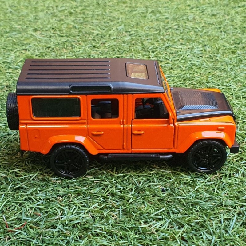 Diecast Mobil Jeep Land Rover Defender Die-cast Miniatur Mobil Mobilan Jip Off Road