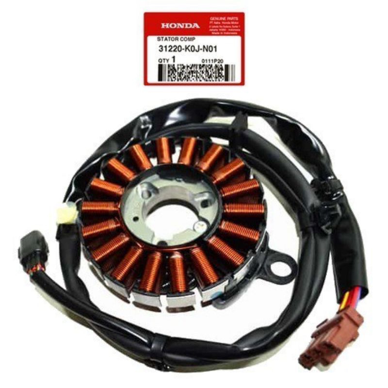 spul spol stator comp genio 31220K0JN01. original ahm