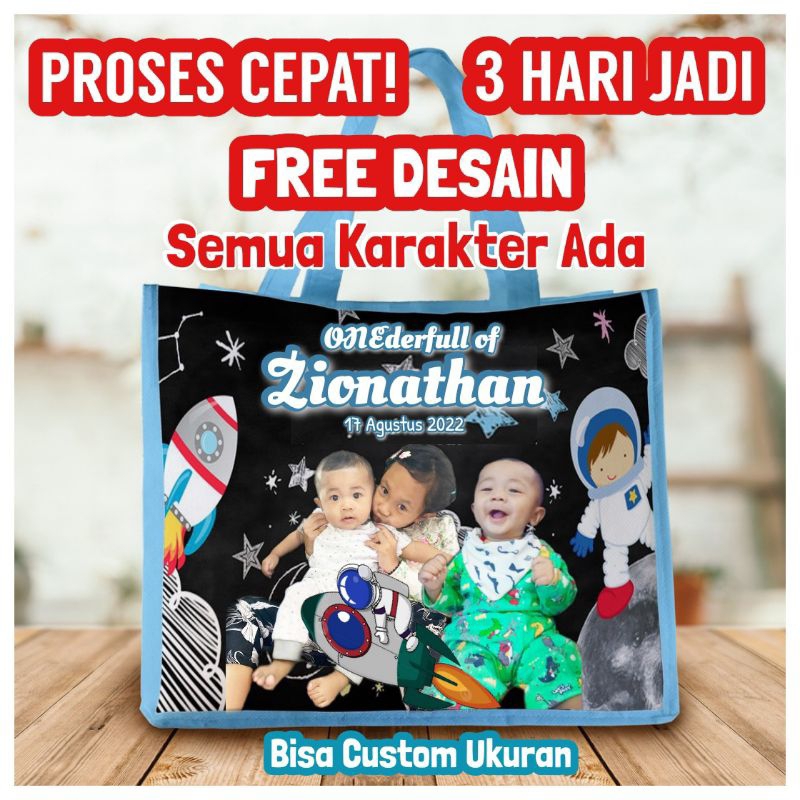 

Tas Ultah Souvenir Custom Ukuran Bento