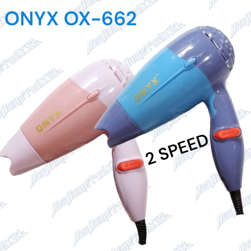 Hair Dryer Lipat Mini ONYX - 662 500 Watt / Pengering Rambut