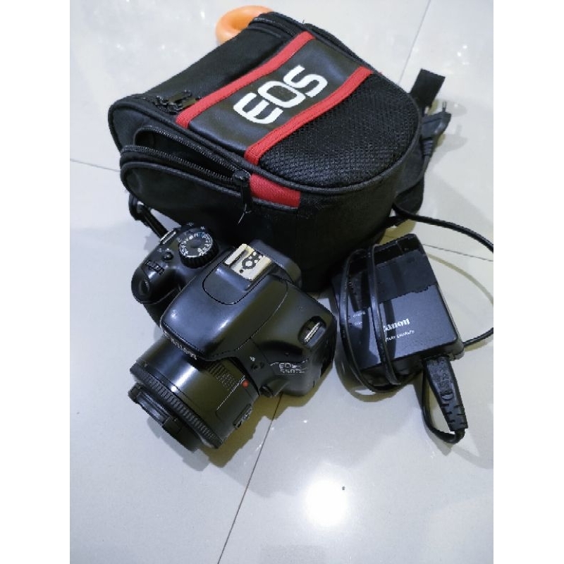 Canon Eos 550D lensa Fix 50mm