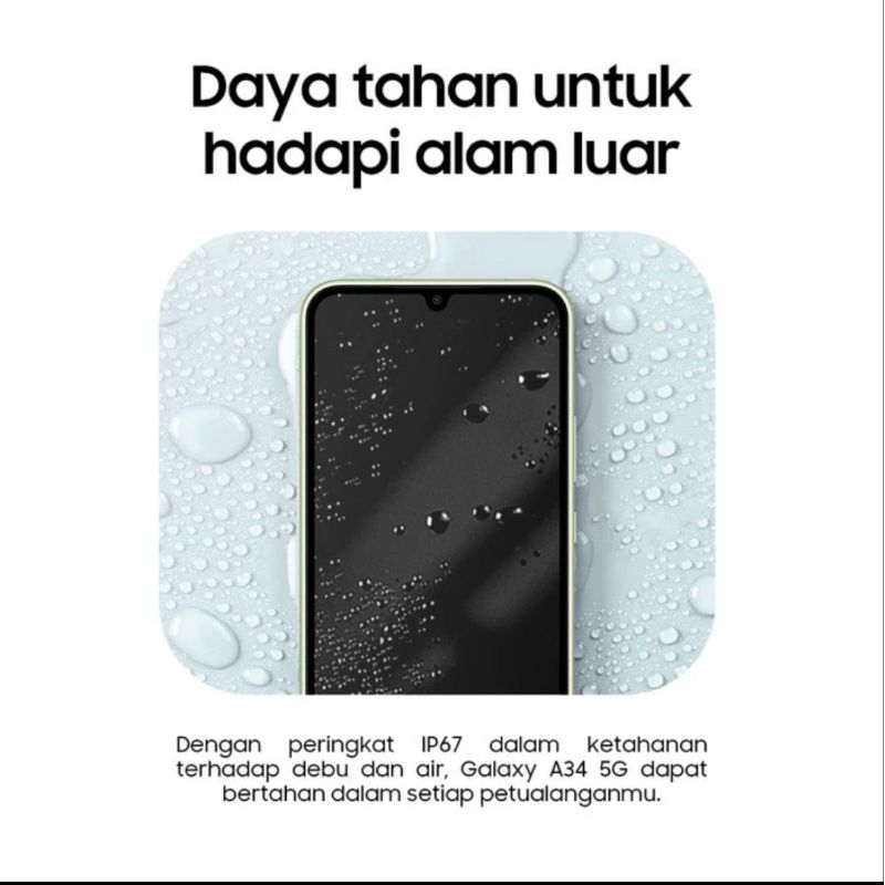 Samsung Galaxy A34 5G 8/256 8/128 Garansi Resmi