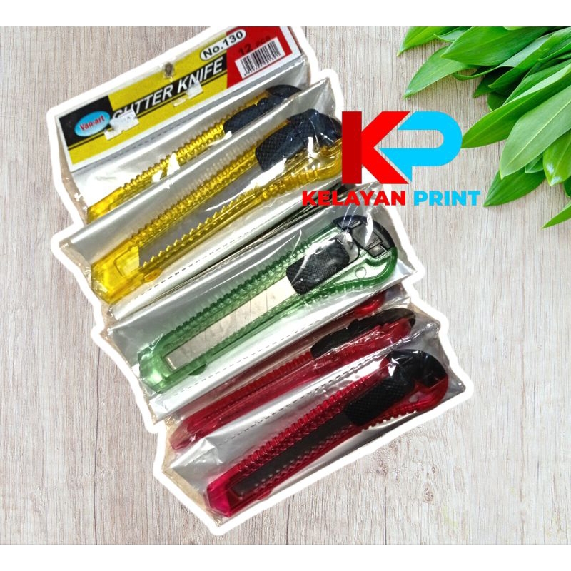 

CUTTER BESAR VAN-ART NO.130 PER RENTENG (12 PCS)