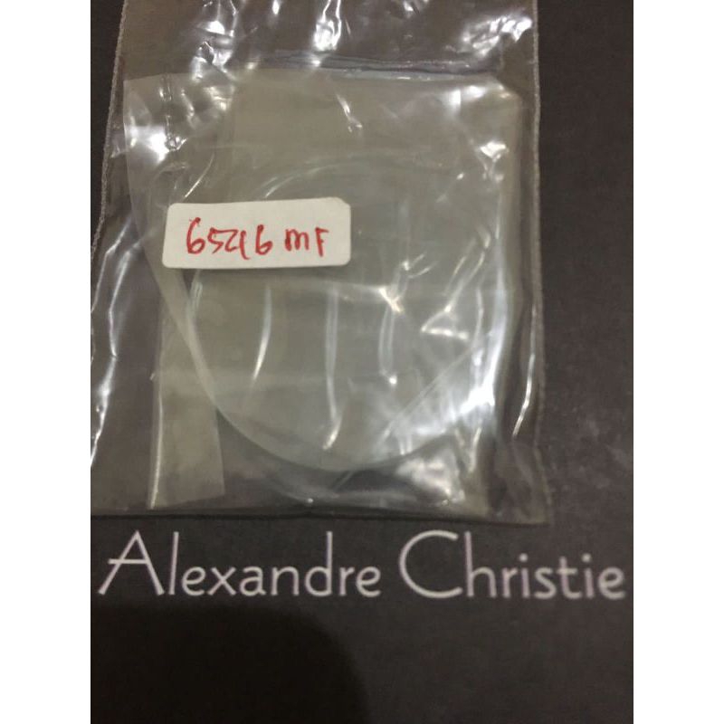 kaca jam tangan pria Alexandre Christie 6546 m original