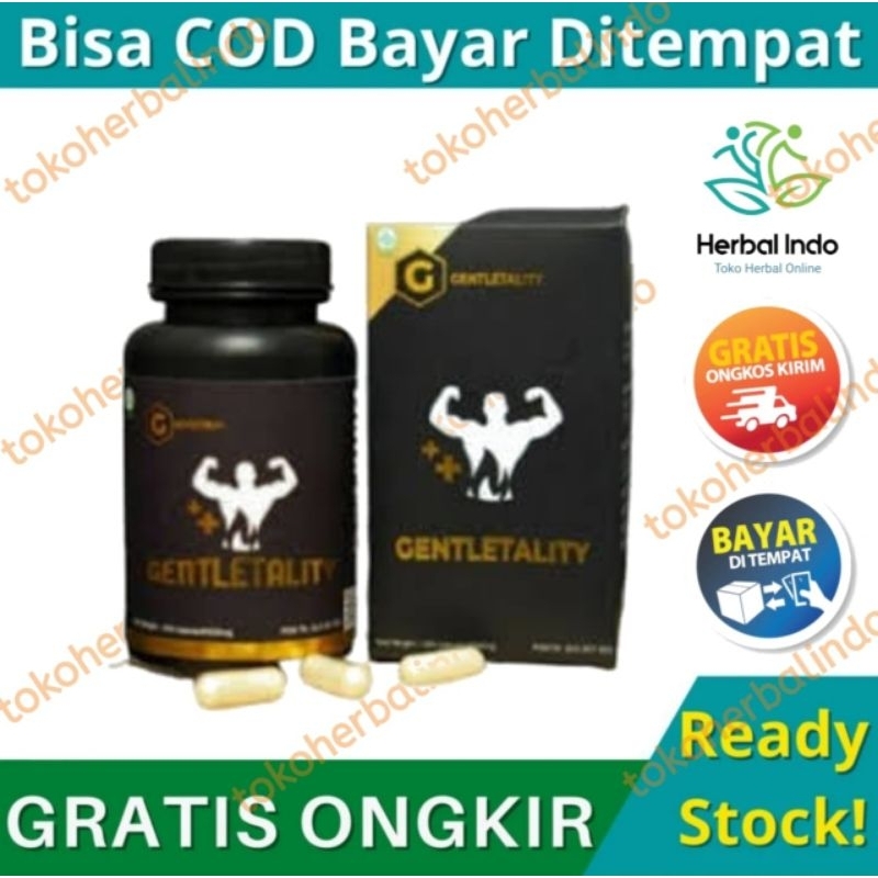 GENTLETALITY 100% ORIGINAL - Suplemen Herbal Stamina Pria Dewasa Terbaik Obat Kuat