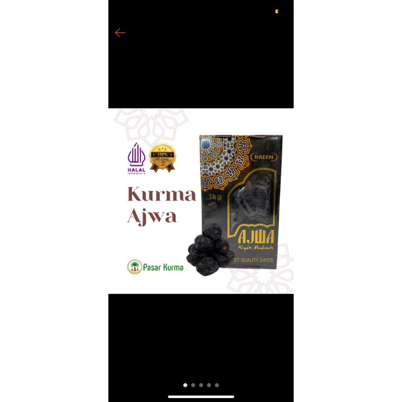 

Kurma Ajwa 1kg Asli Madinah / Ajwa Asli Original Kurma Nabi Premium