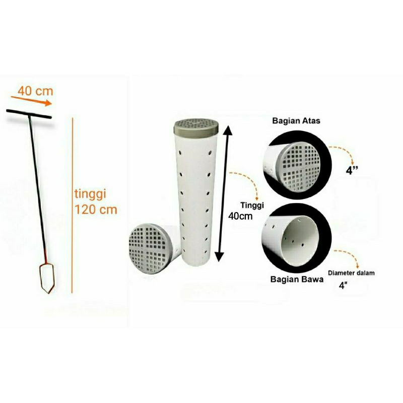 set biopori LENGKAP TERMURAH GRATIS tutup BIOPORI