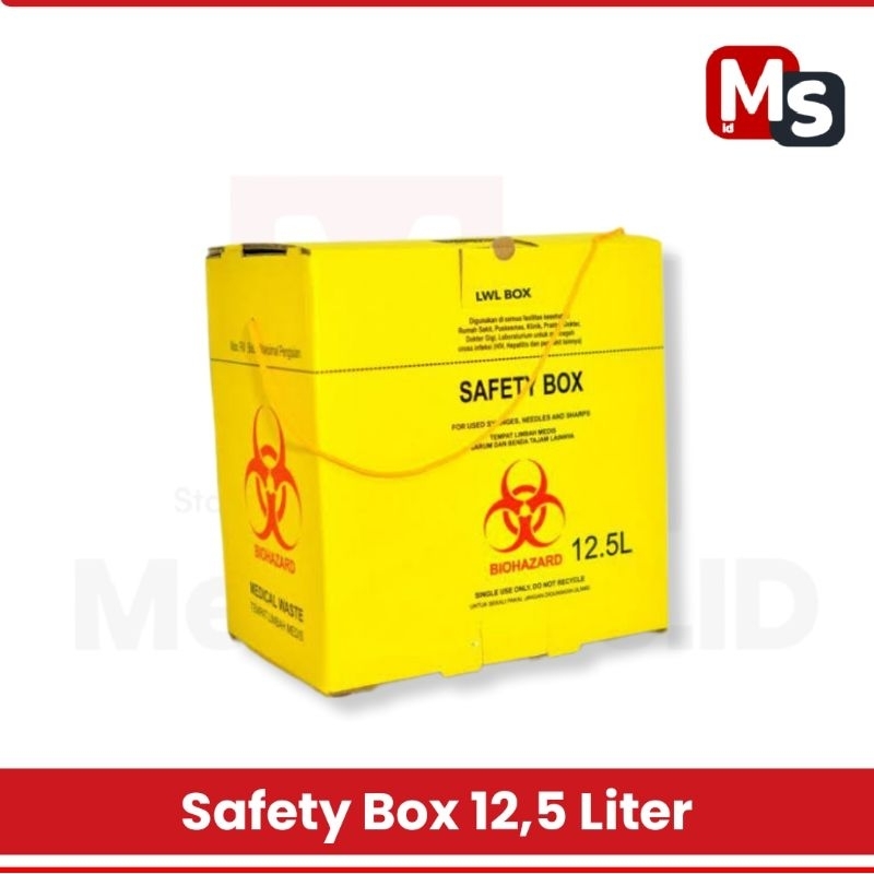 Jual Safety Box 12,5 Liter Tempat Limbah Medis | Shopee Indonesia