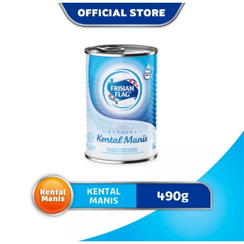 

Frisian flag bendera kental manis 490gr